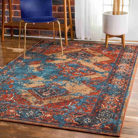 Nuloom Distressed Tribal Lavonna Area Rug 3ft x 5ft MCGZ12A-305